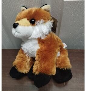 NWT Aurora Red Fox 8" Small Stuffed Animal Floppy Beanie Plush 2020 Foxxie